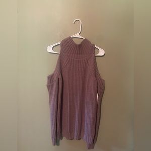 RED DRESS BOUTIQUE Knit Off The Shoulder Sweater